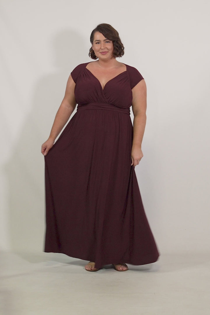 Mackenzie Maxi Dress - Mulberry