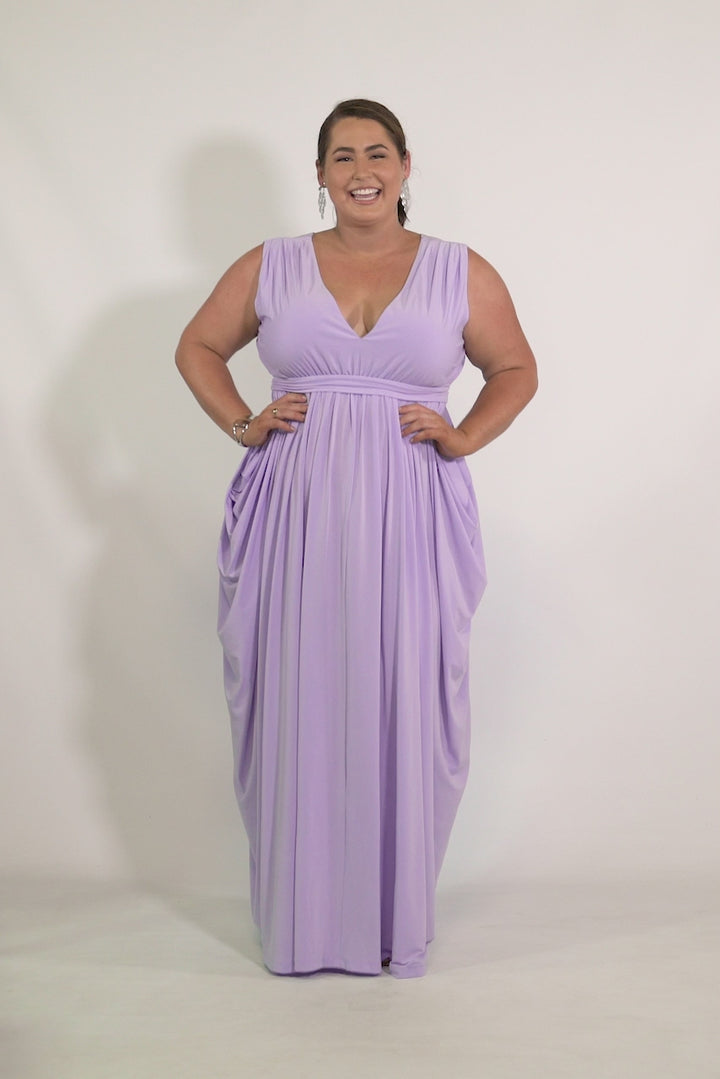 Aphrodite Maxi Dress - Violet