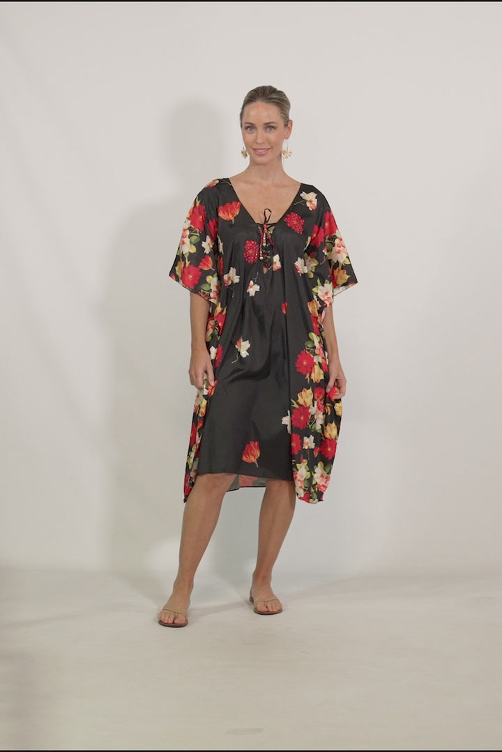 Florence Embellished Kaftan - Knee Length