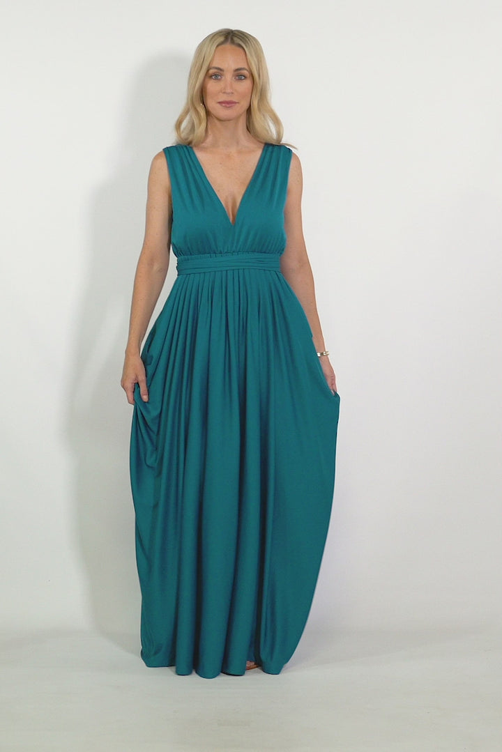 Aphrodite Maxi Dress - Jade