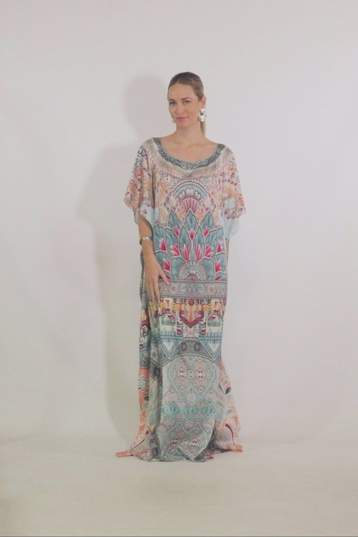 Diaz Embellished Kaftan - Long
