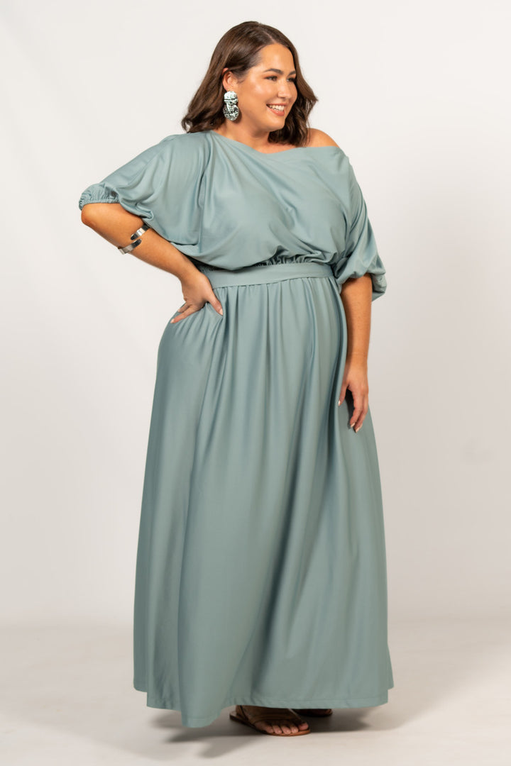 Cora Maxi Dress - Seafoam