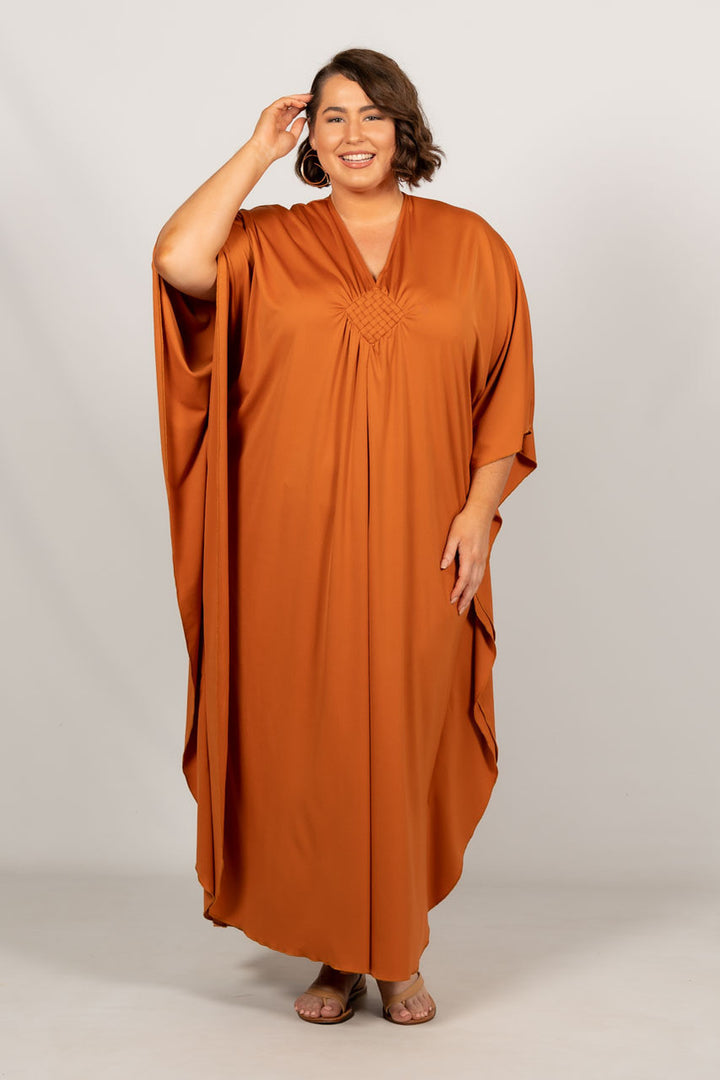 Keira Kaftan Dress - Spice / LAST ONE!