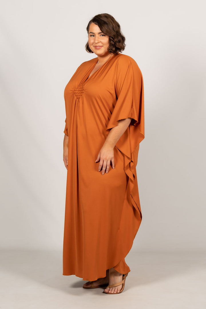 Keira Kaftan Dress - Spice / LAST ONE!