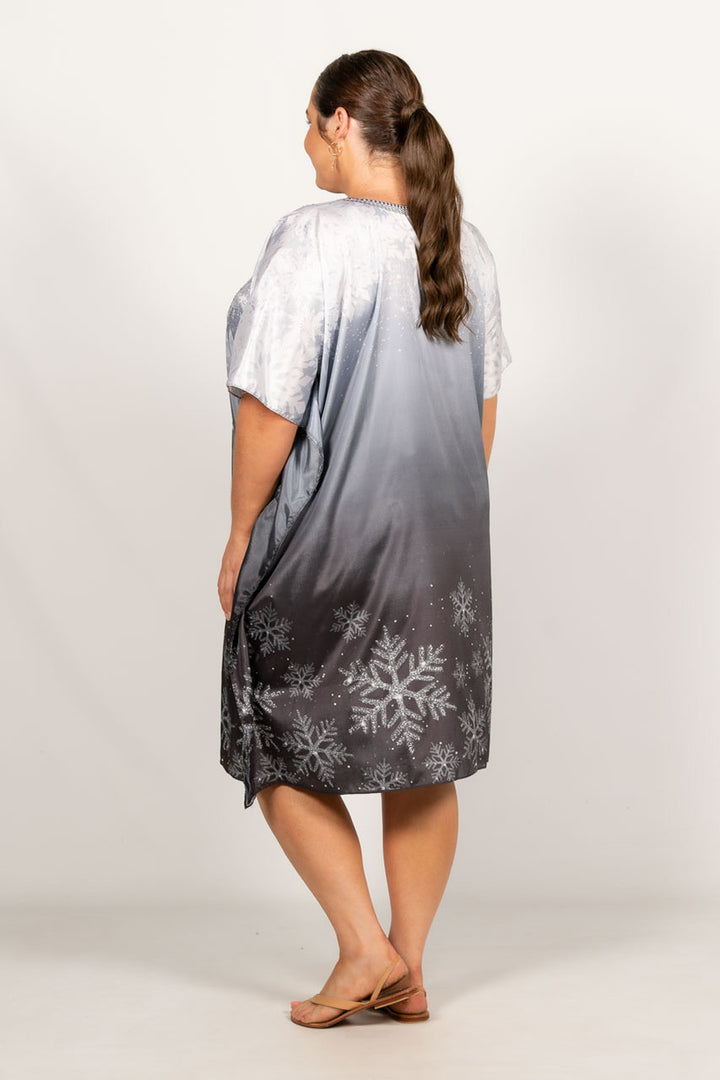 Spirit Embellished Christmas Kaftan - Knee Length