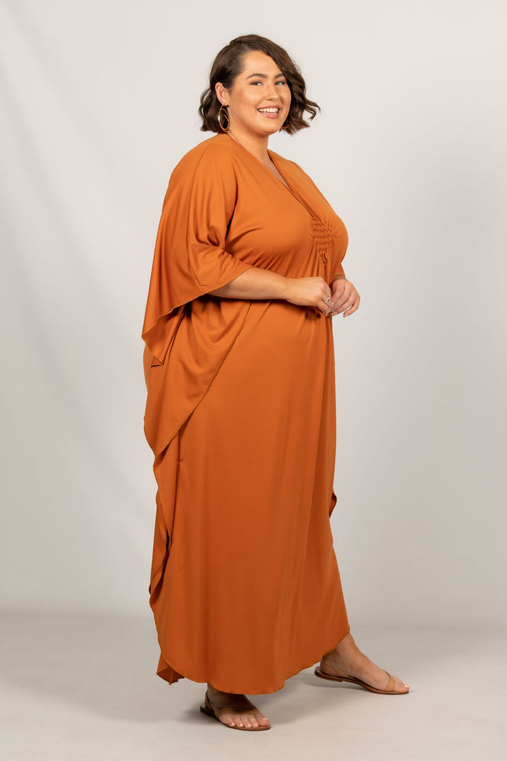 Keira Kaftan Dress - Spice / LAST ONE!