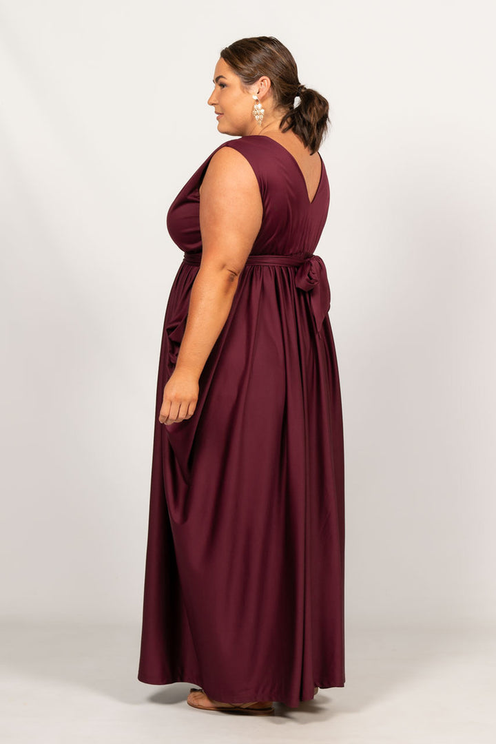 Aphrodite Maxi Dress - Mulberry