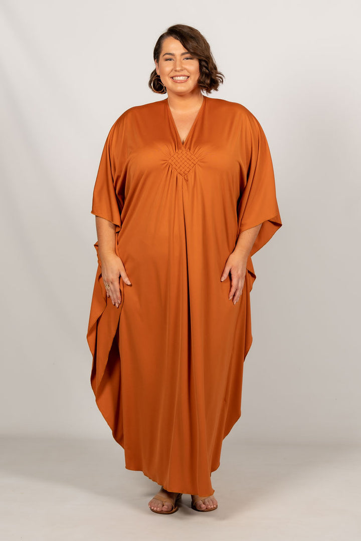 Keira Kaftan Dress - Spice / LAST ONE!