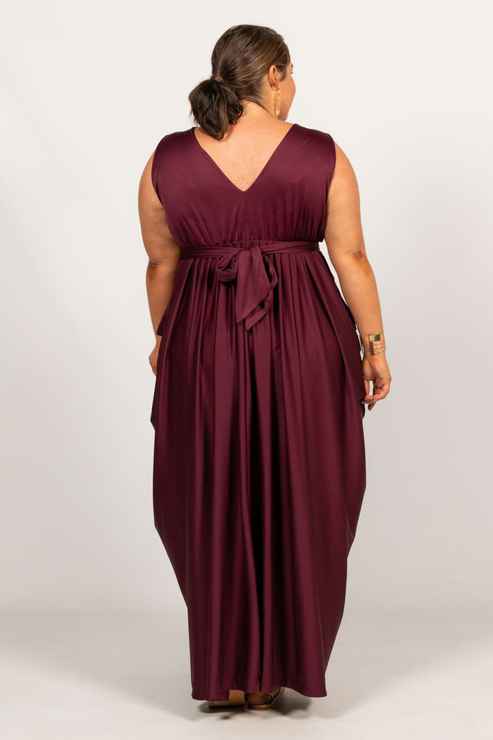 Aphrodite Maxi Dress - Mulberry