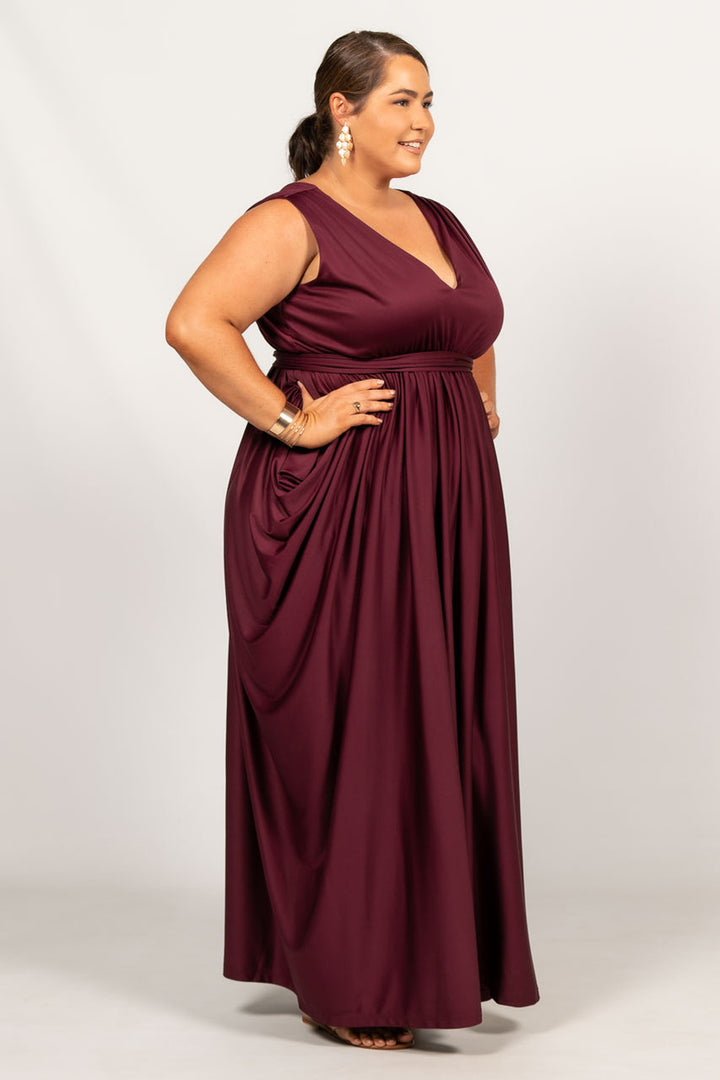 Aphrodite Maxi Dress - Mulberry