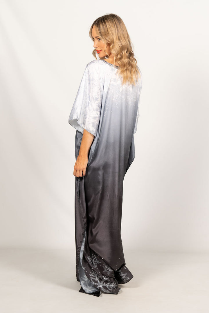 Spirit Embellished Christmas Kaftan - Tie Front