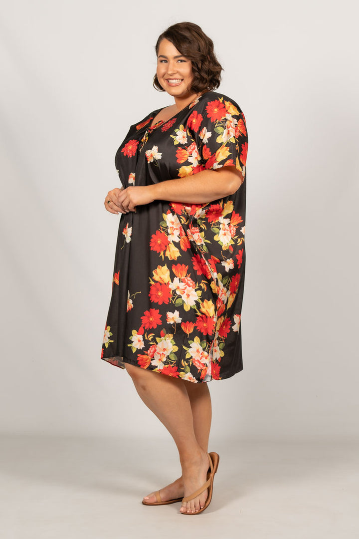 Florence Embellished Kaftan - Knee Length