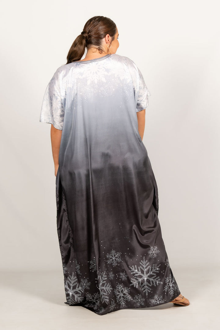 Spirit Embellished Christmas Kaftan - Tie Front
