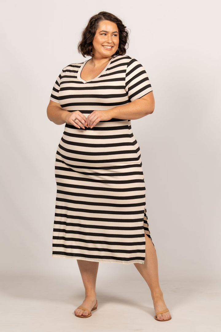 Chloe Midi Dress Black / ONLY 2 LEFT!