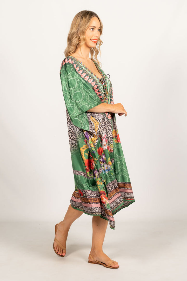 Anais Embellished Kaftan - Knee Length / ONLY 2 LEFT!