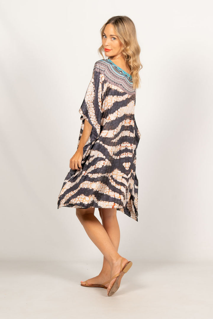 Willa Embellished Kaftan - Short