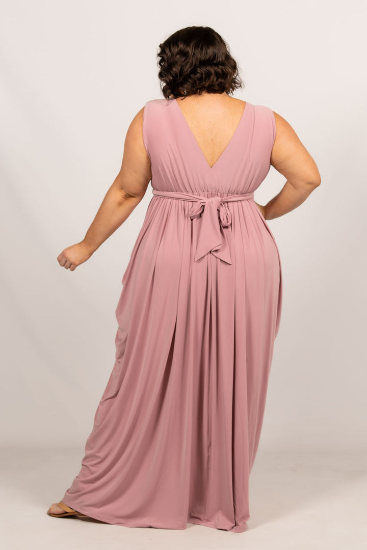 Aphrodite Maxi Dress - Dusty Pink