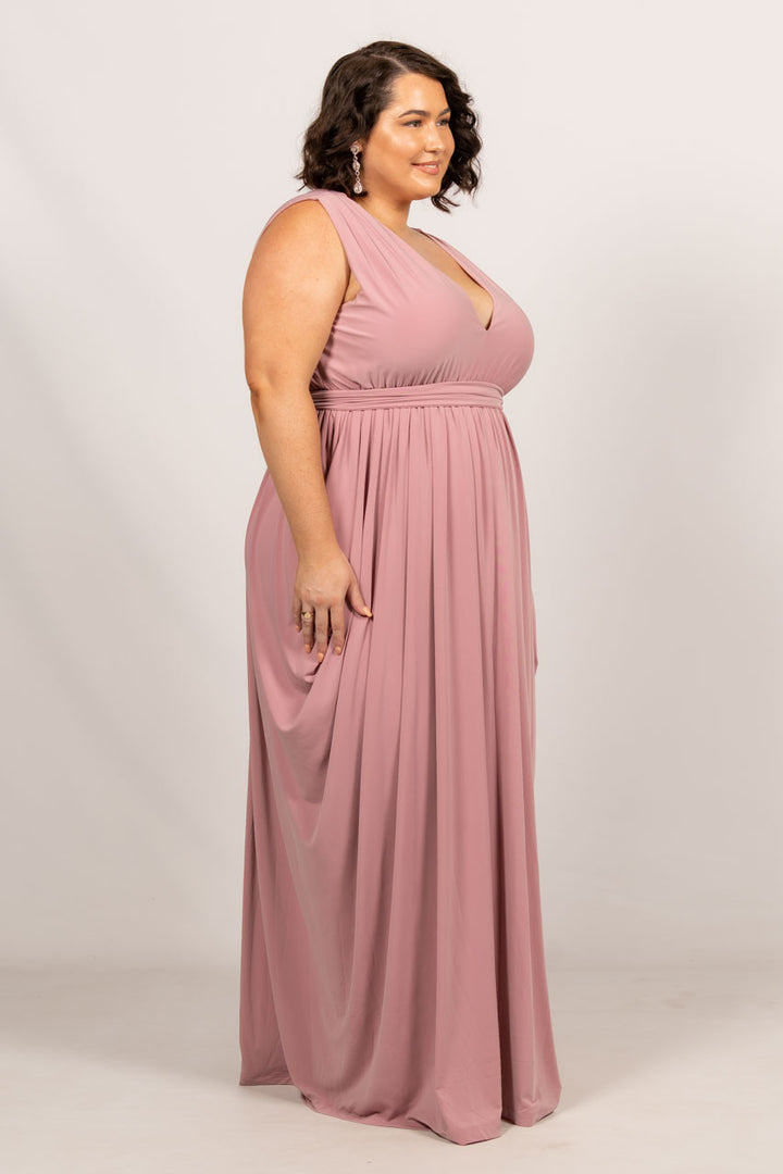 Aphrodite Maxi Dress - Dusty Pink