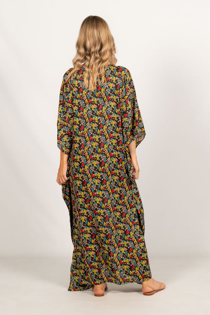 Nirvana Kaftan Dress - Mustard