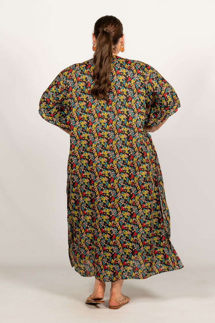 Nirvana Kaftan Dress - Mustard