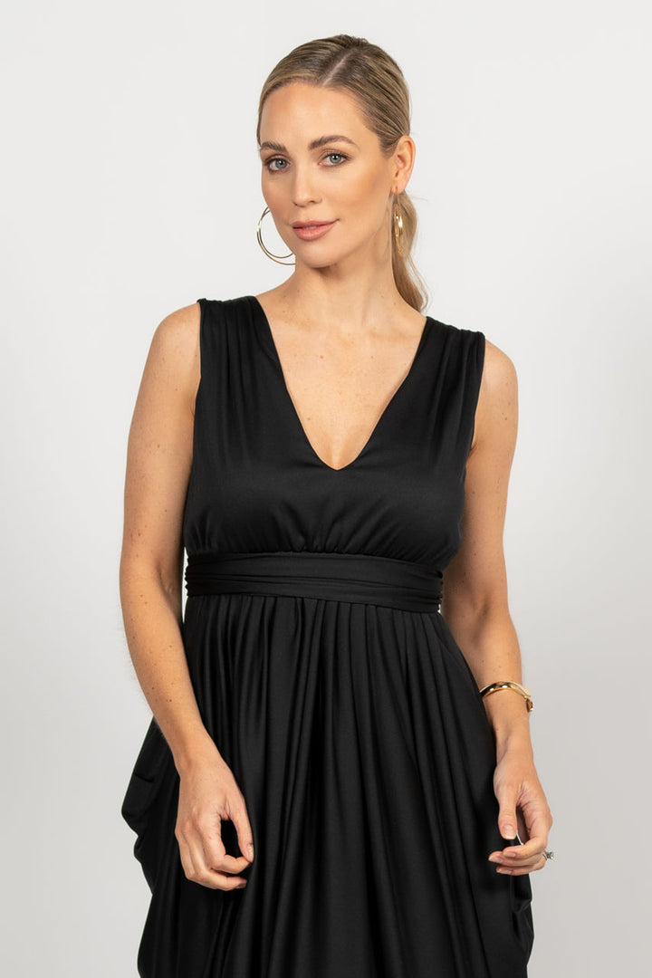 Aphrodite Maxi Dress - Black