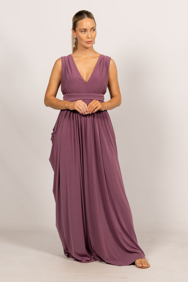 Aphrodite Maxi Dress - Eggplant