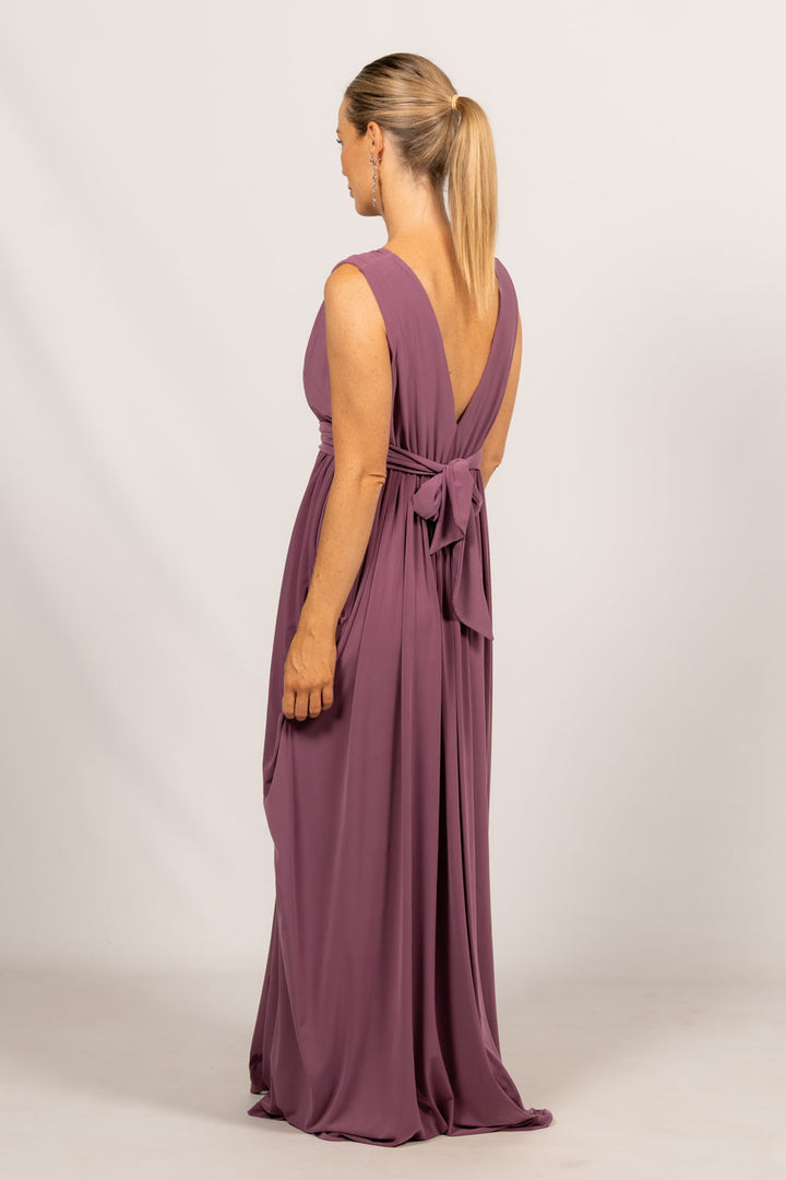 Aphrodite Maxi Dress - Eggplant