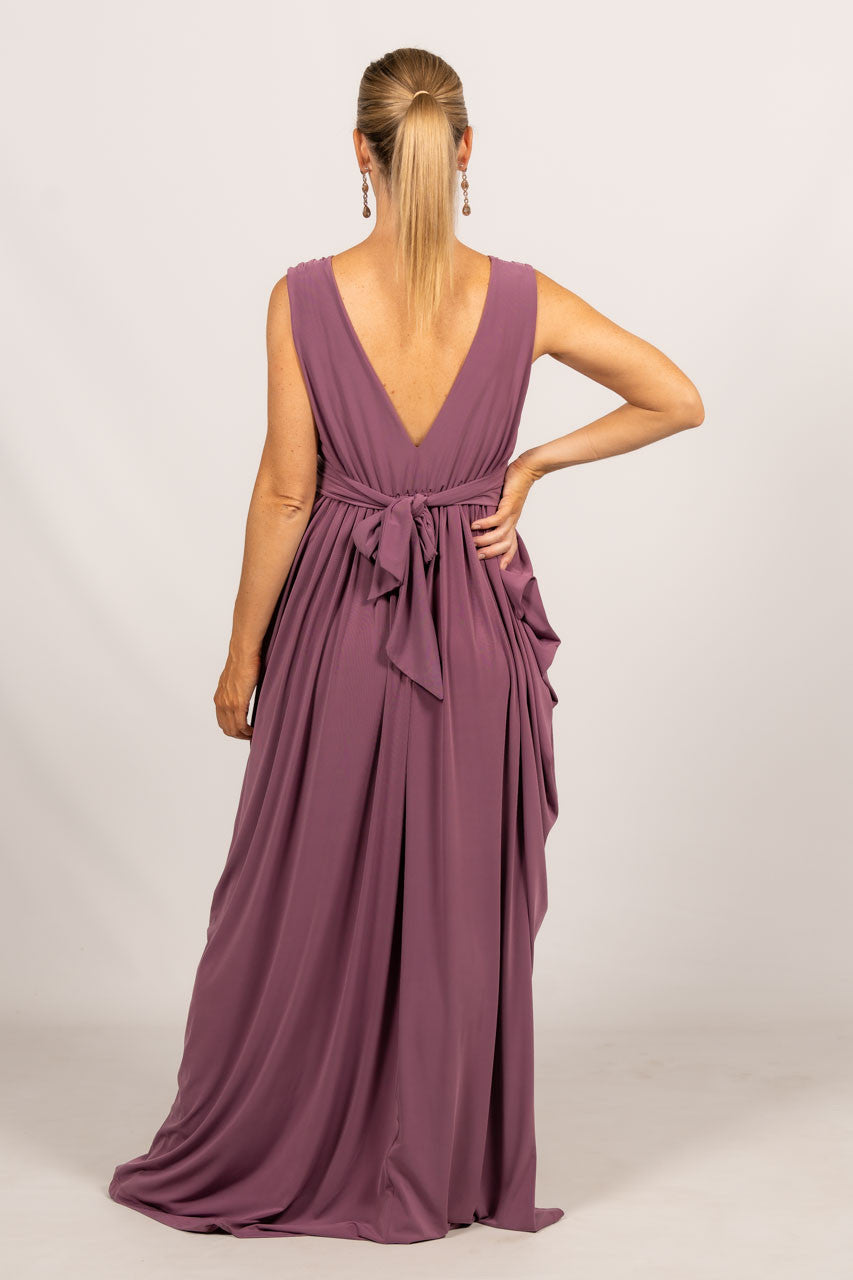 Aphrodite Maxi Dress - Eggplant