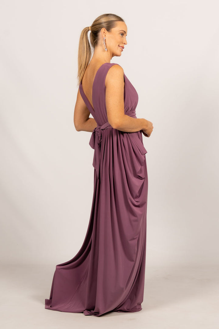 Aphrodite Maxi Dress - Eggplant