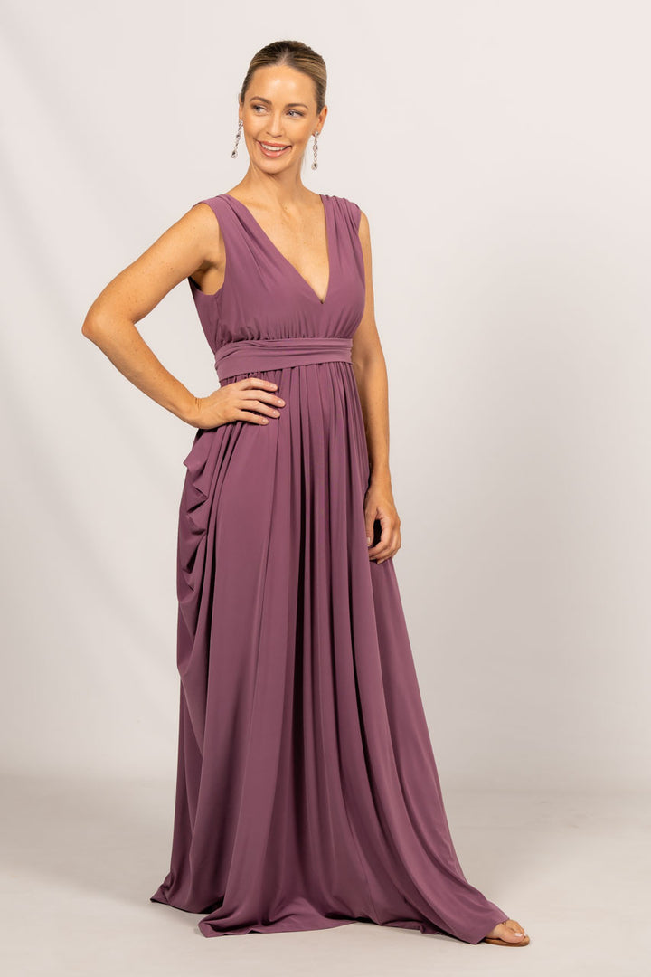 Aphrodite Maxi Dress - Eggplant