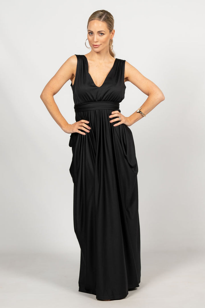 Aphrodite Maxi Dress - Black