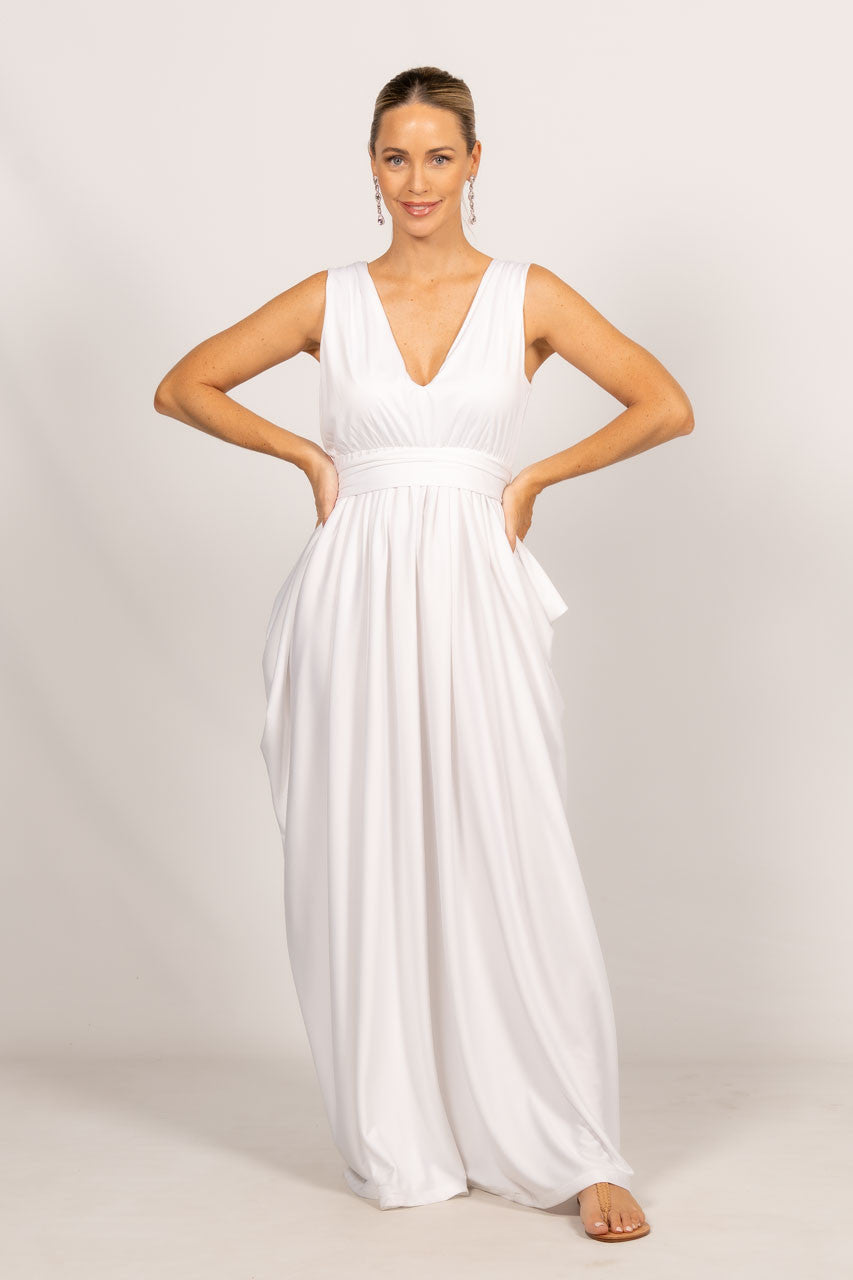 Aphrodite Maxi Dress - White