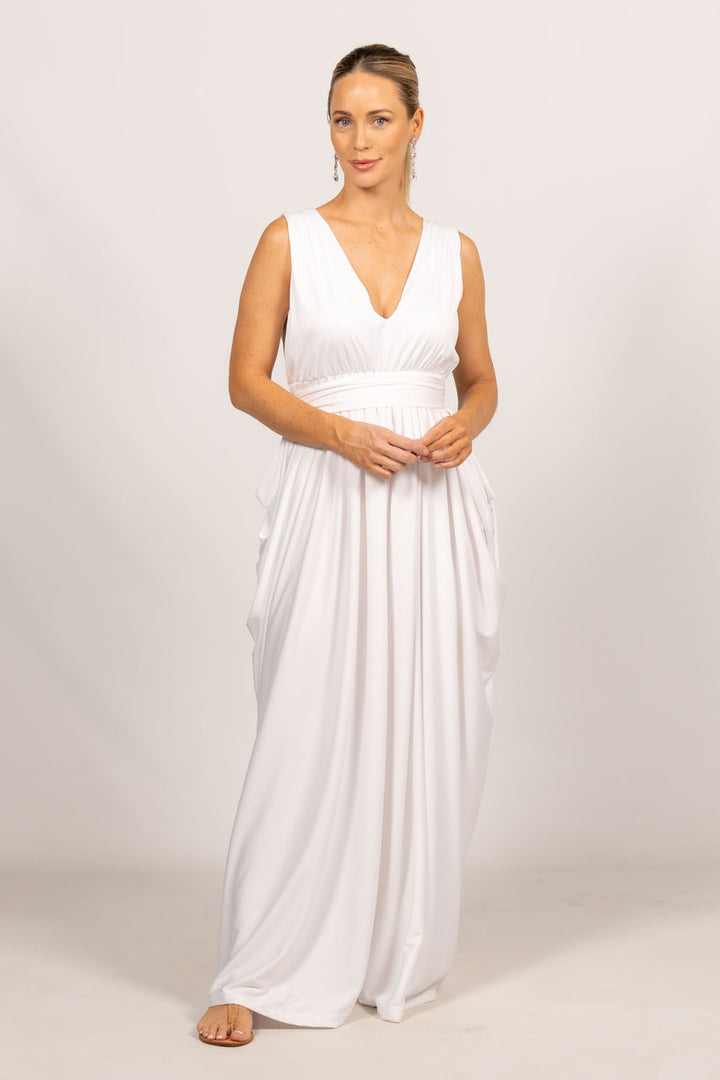 Aphrodite Maxi Dress - White