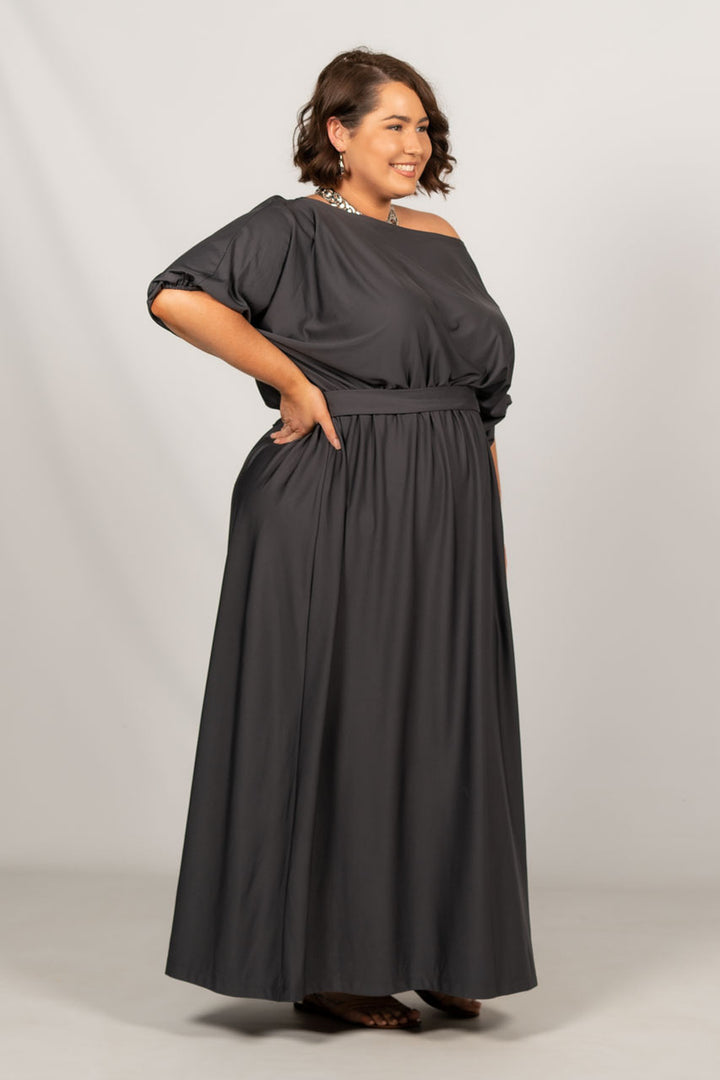 Cora Maxi Dress - Steel