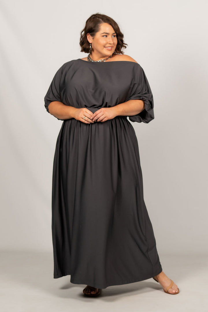 Cora Maxi Dress - Steel