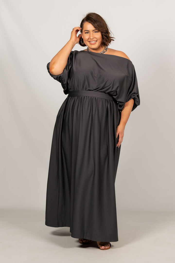 Cora Maxi Dress - Steel