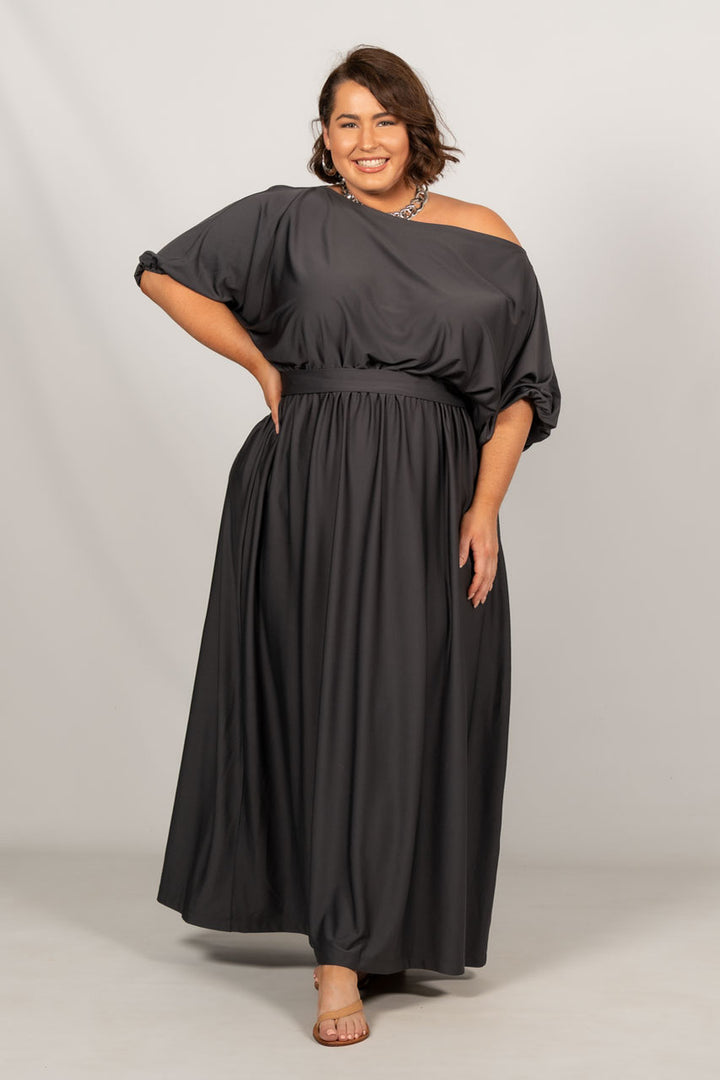 Cora Maxi Dress - Steel