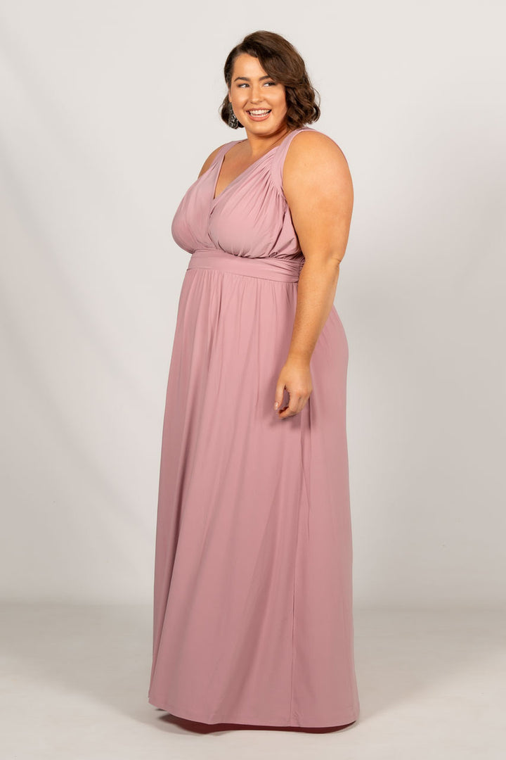 Harlow Maxi Dress - Dusty Pink