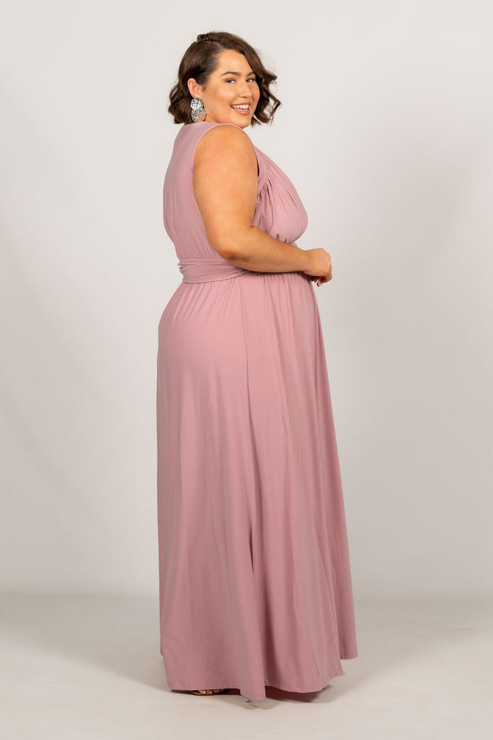 Harlow Maxi Dress - Dusty Pink