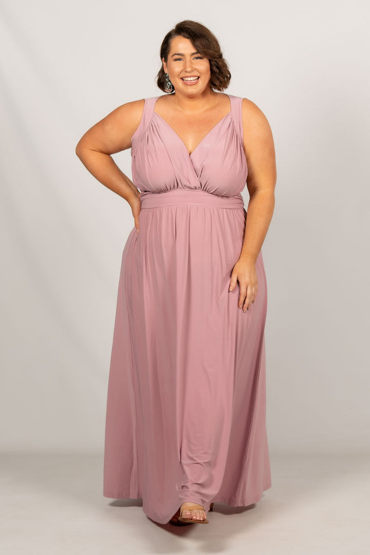 Harlow Maxi Dress - Dusty Pink