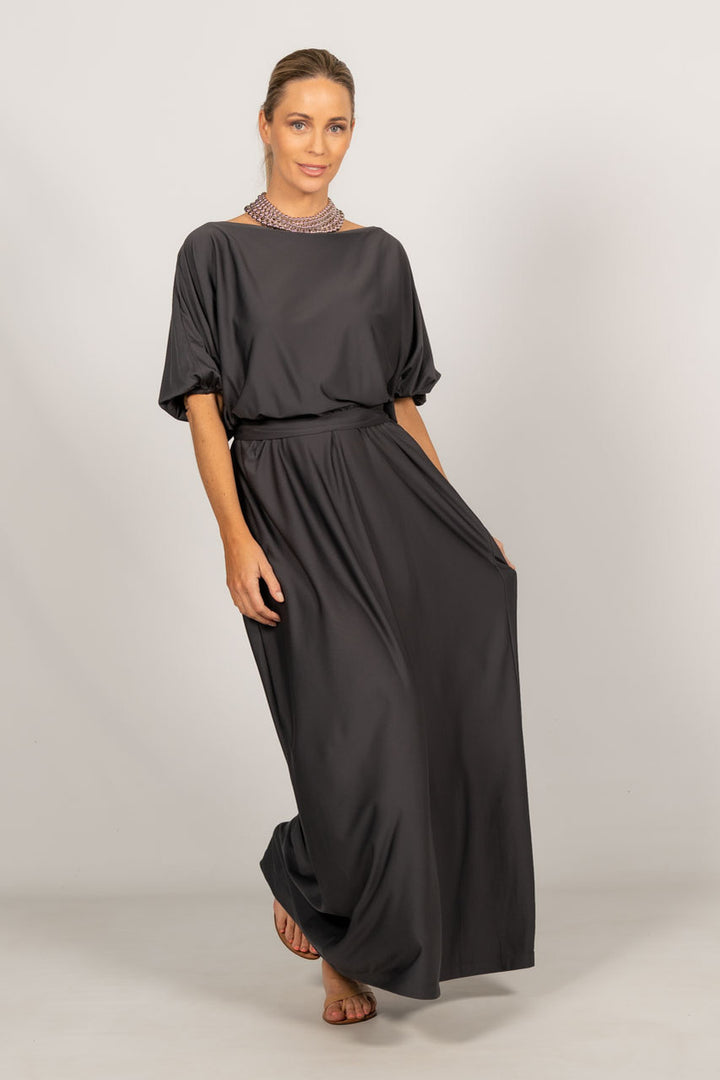 Cora Maxi Dress - Steel