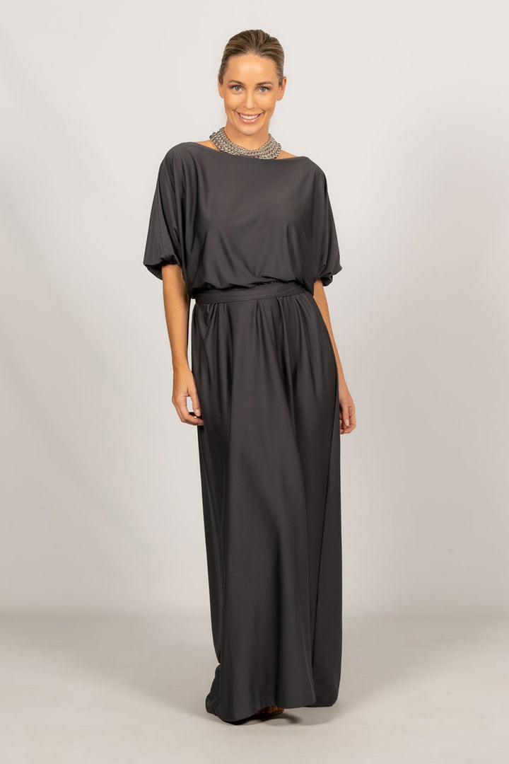 Cora Maxi Dress - Steel