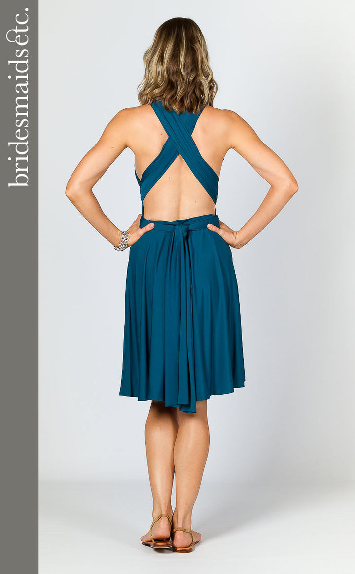 Bridesmaids Etc. Multi Way Wrap Midi - Pacific Blue