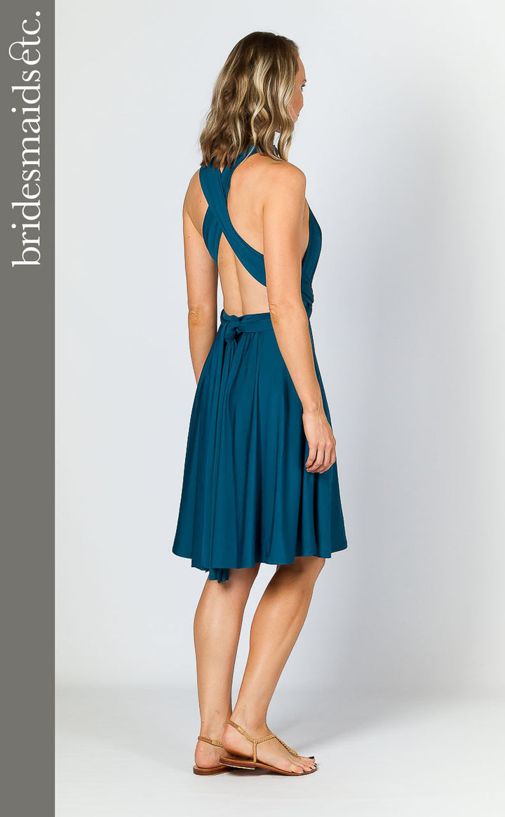 Bridesmaids Etc. Multi Way Wrap Midi - Pacific Blue