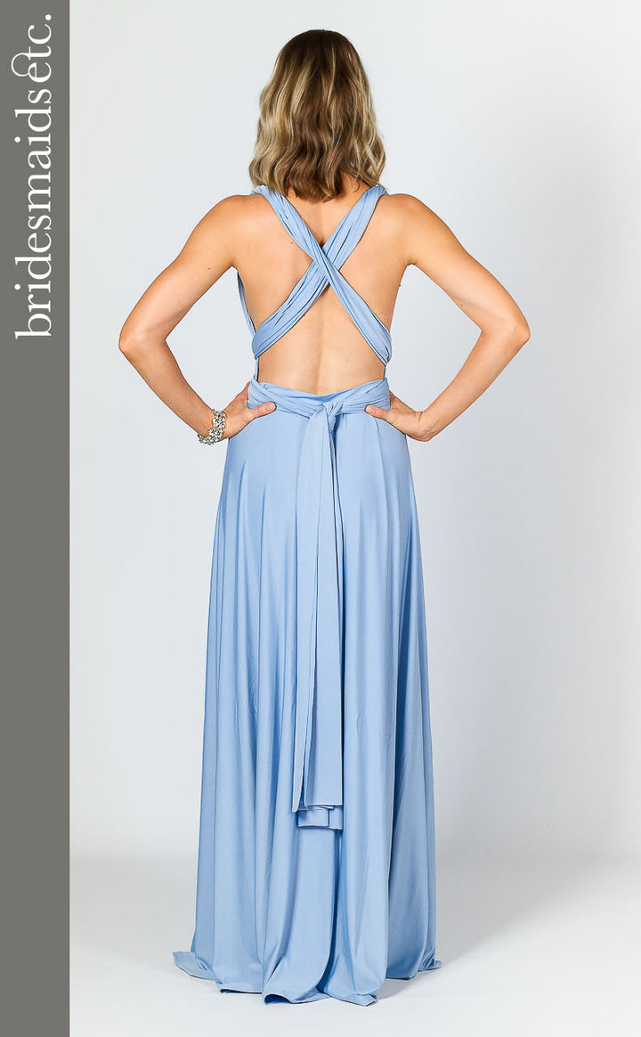 Bridesmaids Etc. Multi Way Wrap Maxi - Powder Blue
