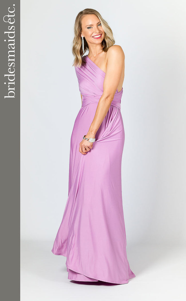 Bridesmaids Etc. Multi Way Wrap Maxi - Lilac