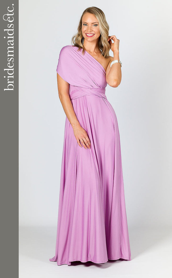 Bridesmaids Etc. Multi Way Wrap Maxi - Lilac