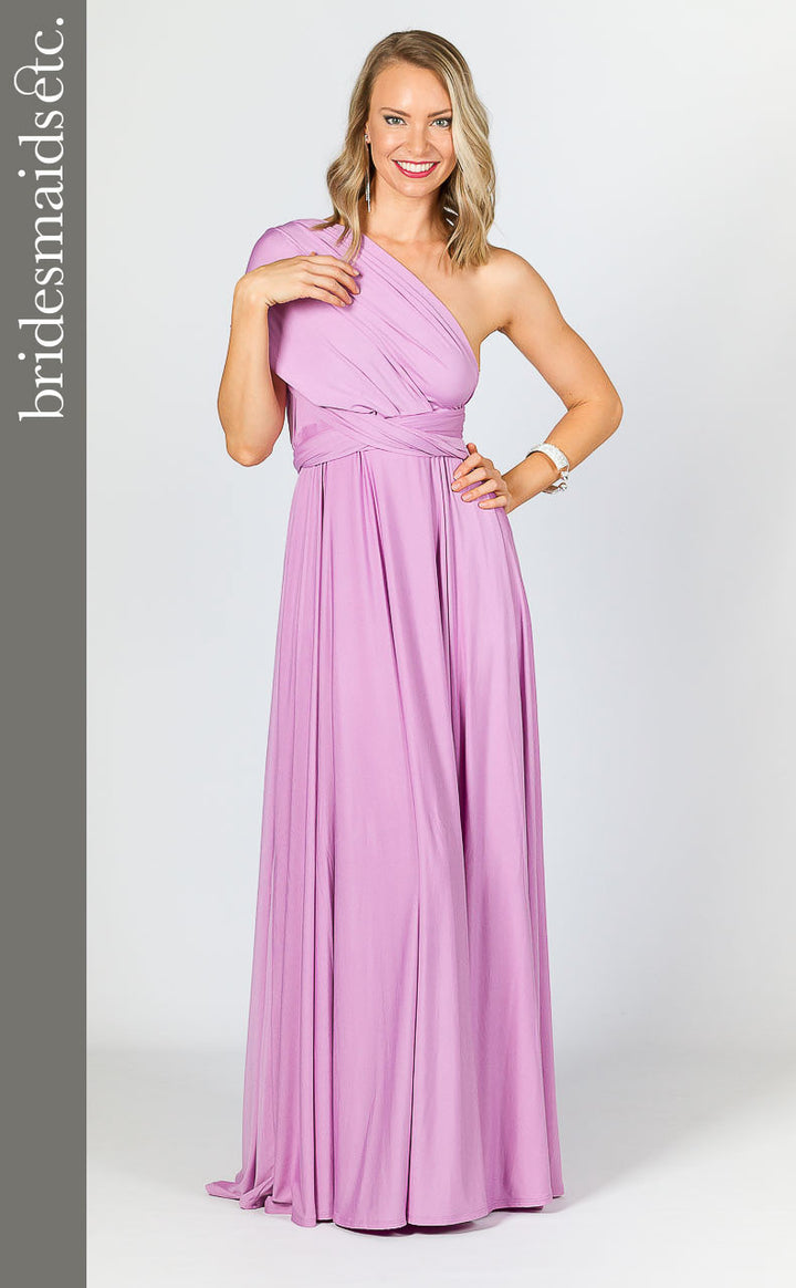 Bridesmaids Etc. Multi Way Wrap Maxi - Lilac