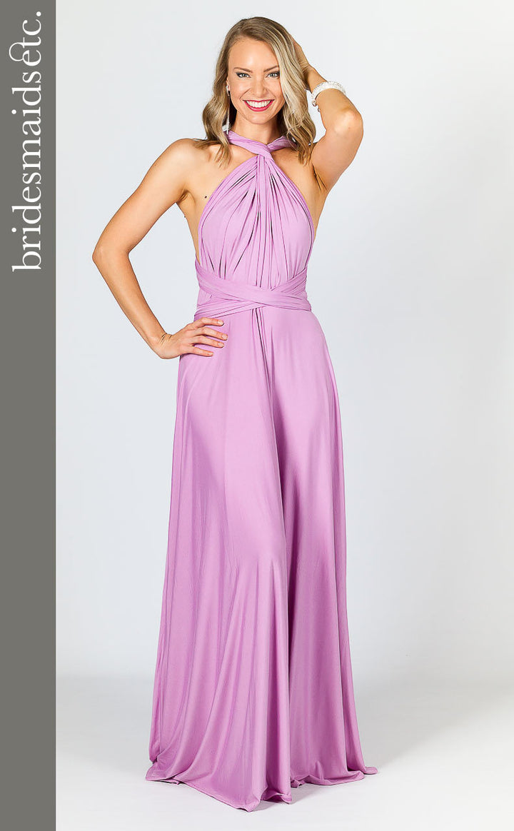 Bridesmaids Etc. Multi Way Wrap Maxi - Lilac