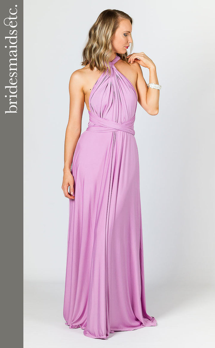 Bridesmaids Etc. Multi Way Wrap Maxi - Lilac